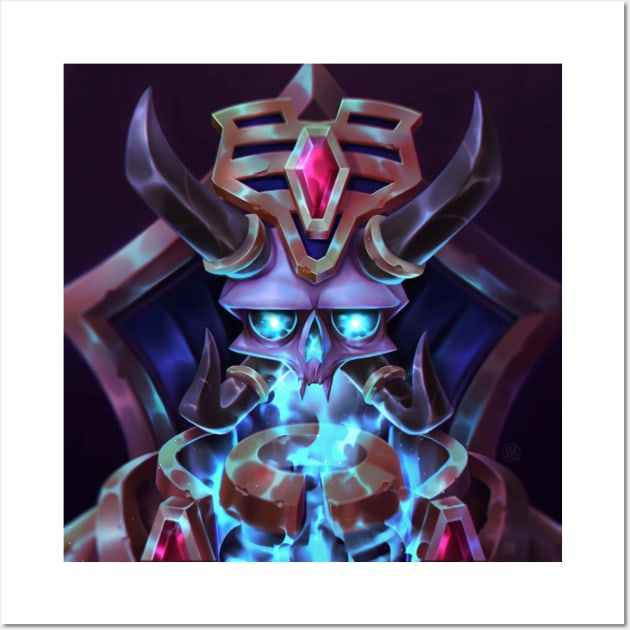 kel'thuzad Wall Art by ivanOFFmax